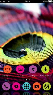 colourful feathers android App screenshot 0